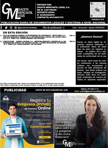 EDICIÓN N° 0278