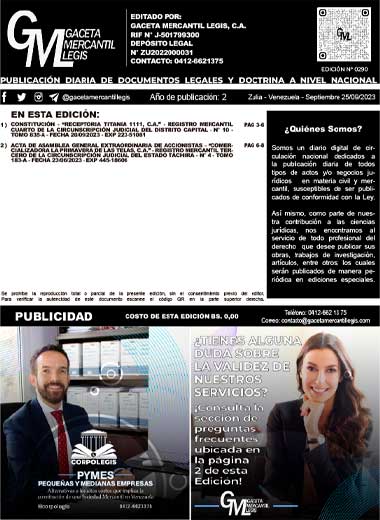 EDICIÓN N° 0290