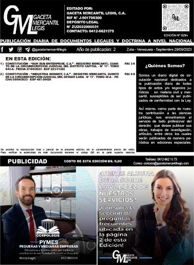 EDICIÓN N° 0294