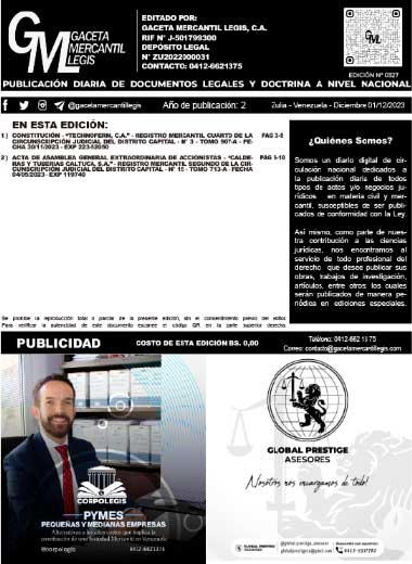EDICIÓN N° 0327